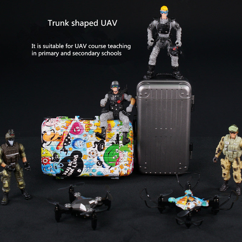 New Luggage Box Storage Box Folding Mini UAV Aerial Photography Remote Control Four Axis Children&