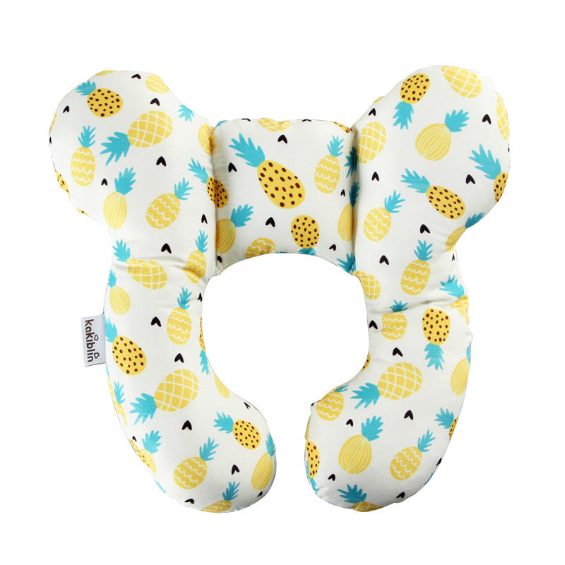 Infant Pillow Baby Bed U-Shaped Safety Seat Neck Guard Fixed Stereotyped Stroller Pillow