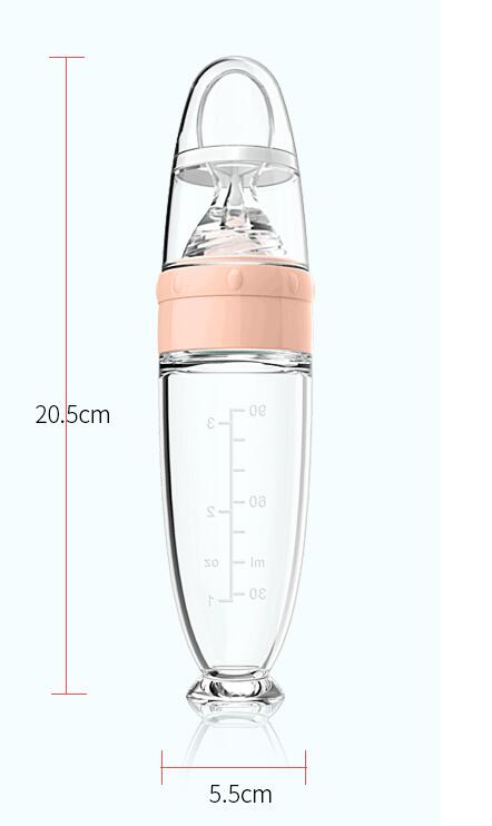 Manufacturer Silicone Rice Cereal Baby Food Spoon Suction Cup