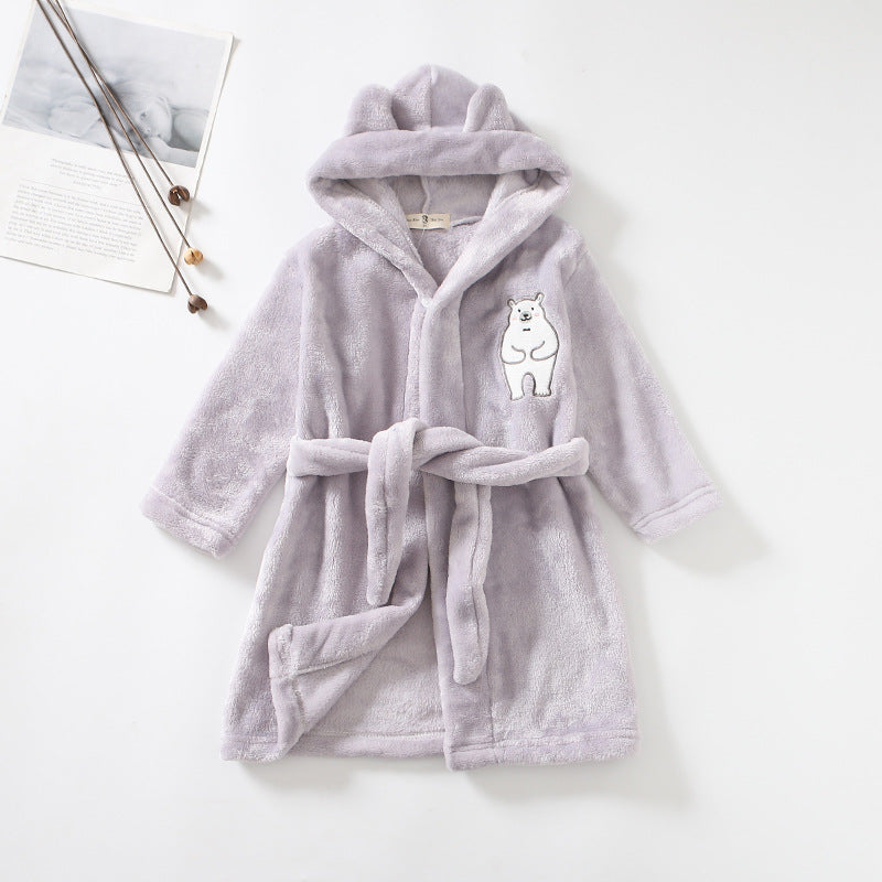 Flannel Bathrobe Boys&