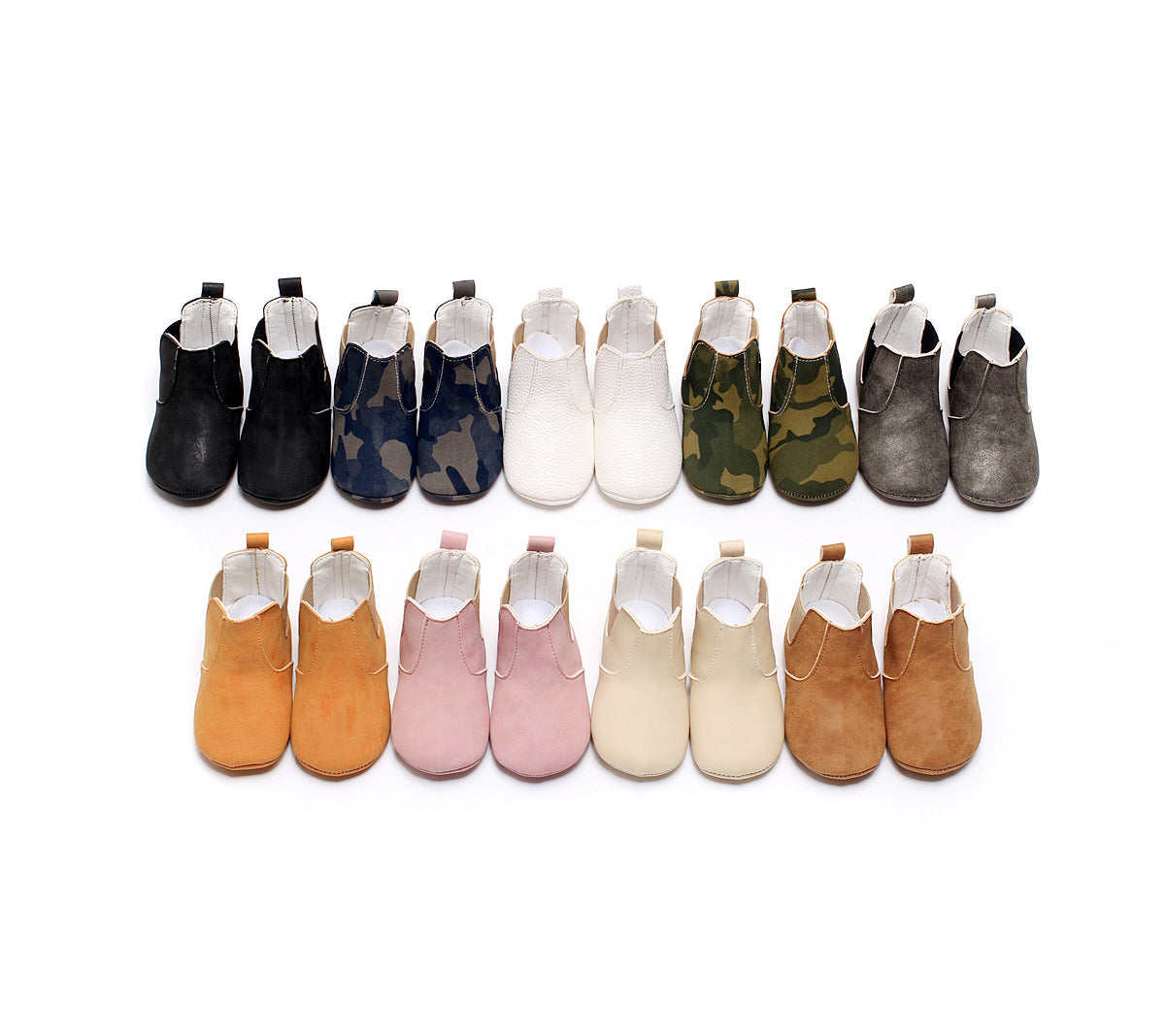 Baby Shoes Baby Xie Shoes Toddler Shoes Elastic PU Soft Shoes Children&