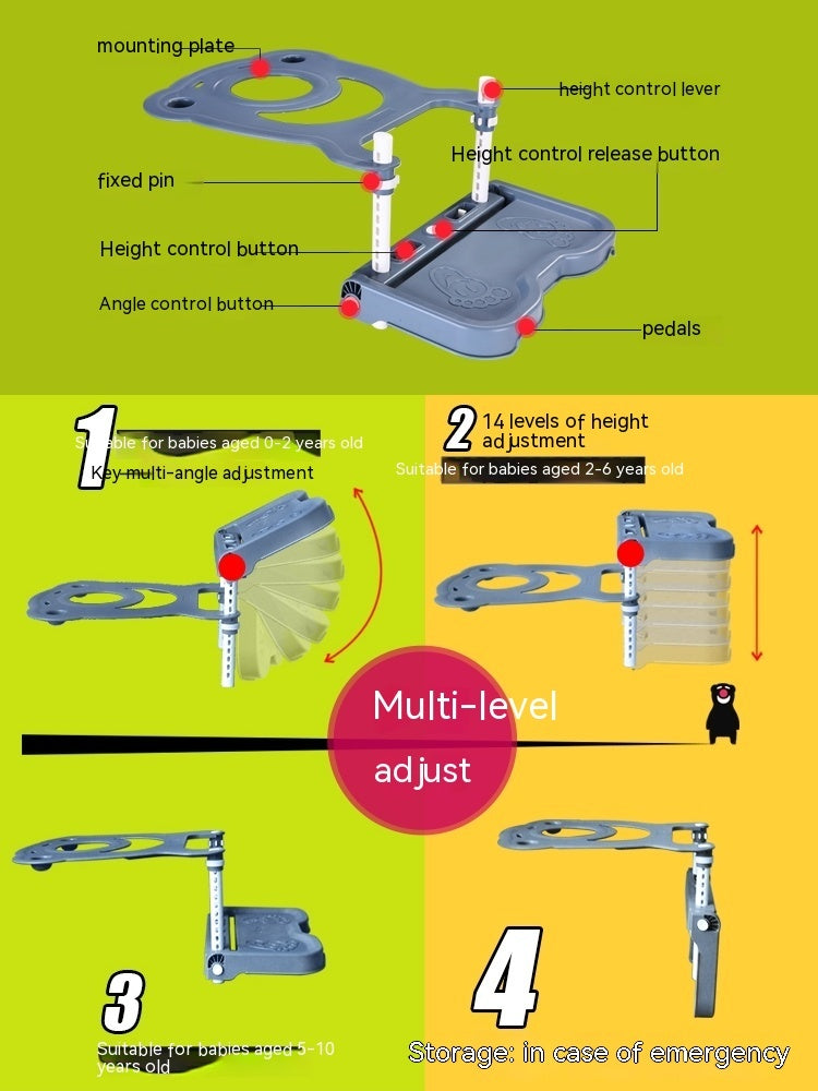 Child Safety Seat Booster Pad