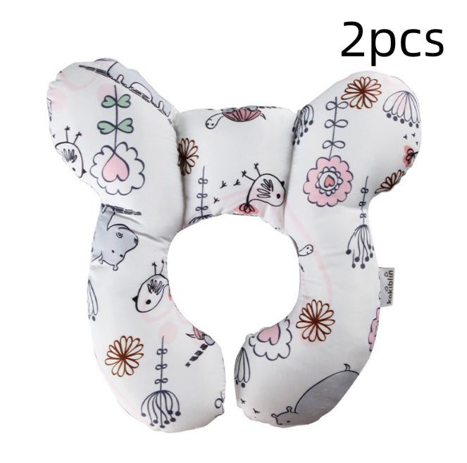 Infant Pillow Baby Bed U-Shaped Safety Seat Neck Guard Fixed Stereotyped Stroller Pillow