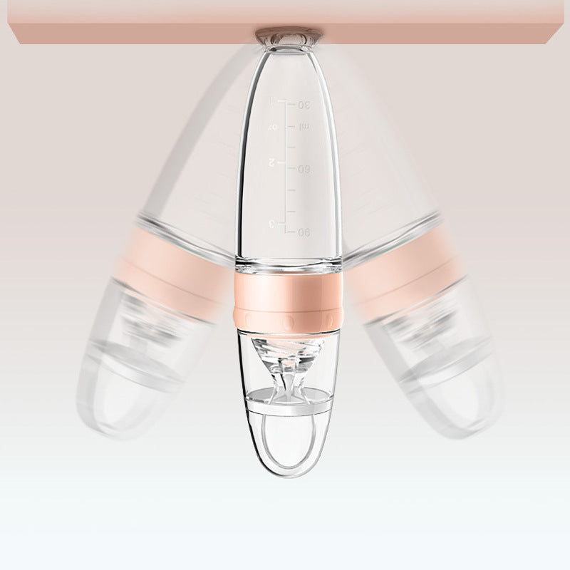 Manufacturer Silicone Rice Cereal Baby Food Spoon Suction Cup