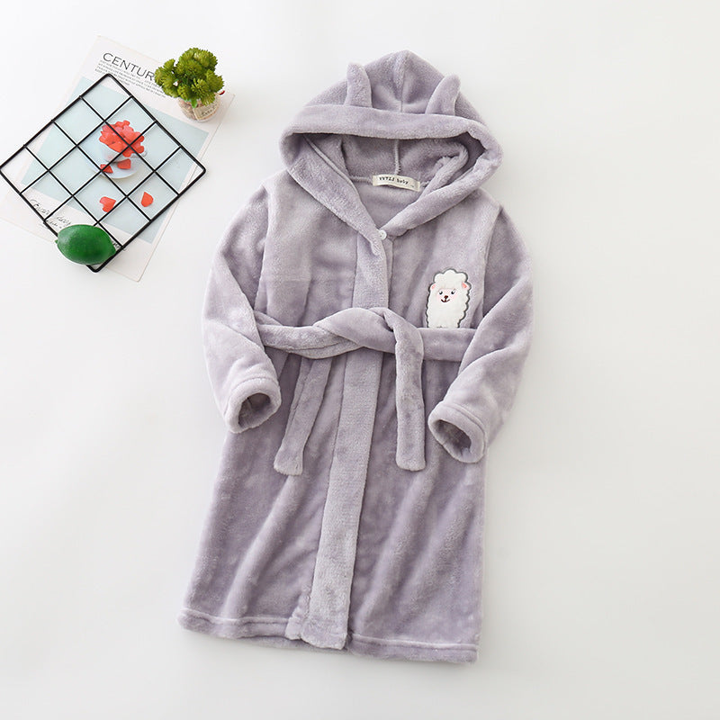 Flannel Bathrobe Boys&