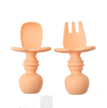Silicone soft fork spoon