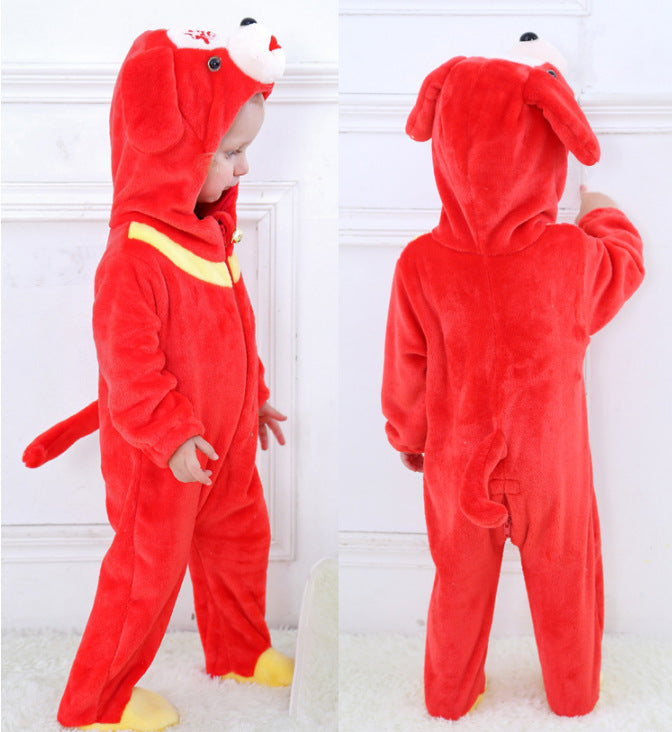 Dinosaur Cartoon Baby Outing Clothes Children&