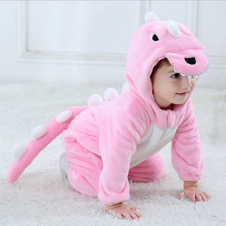 Dinosaur Cartoon Baby Outing Clothes Children&