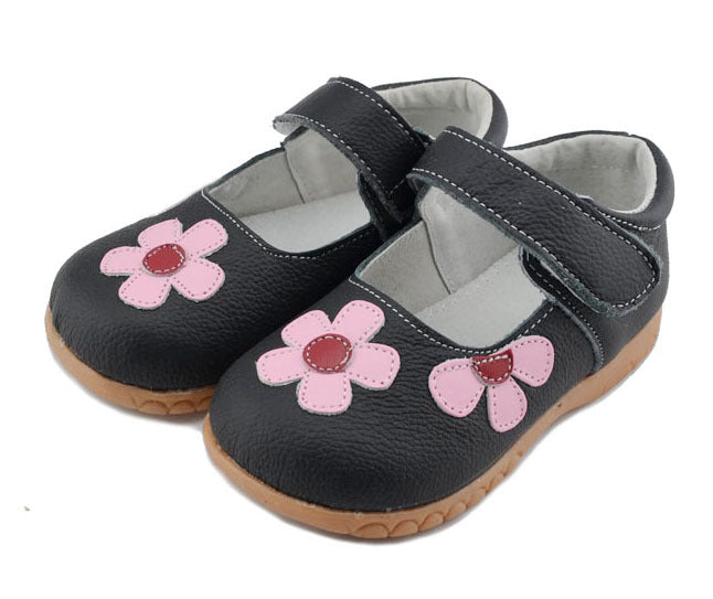 Leather Shoes Korean Princess Shoes Single Shoes Cowhide Children&