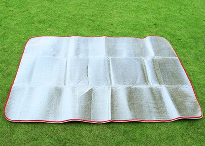 1.5 X 2m Single-sided Aluminum Foil Outdoor Moisture-proof Mat