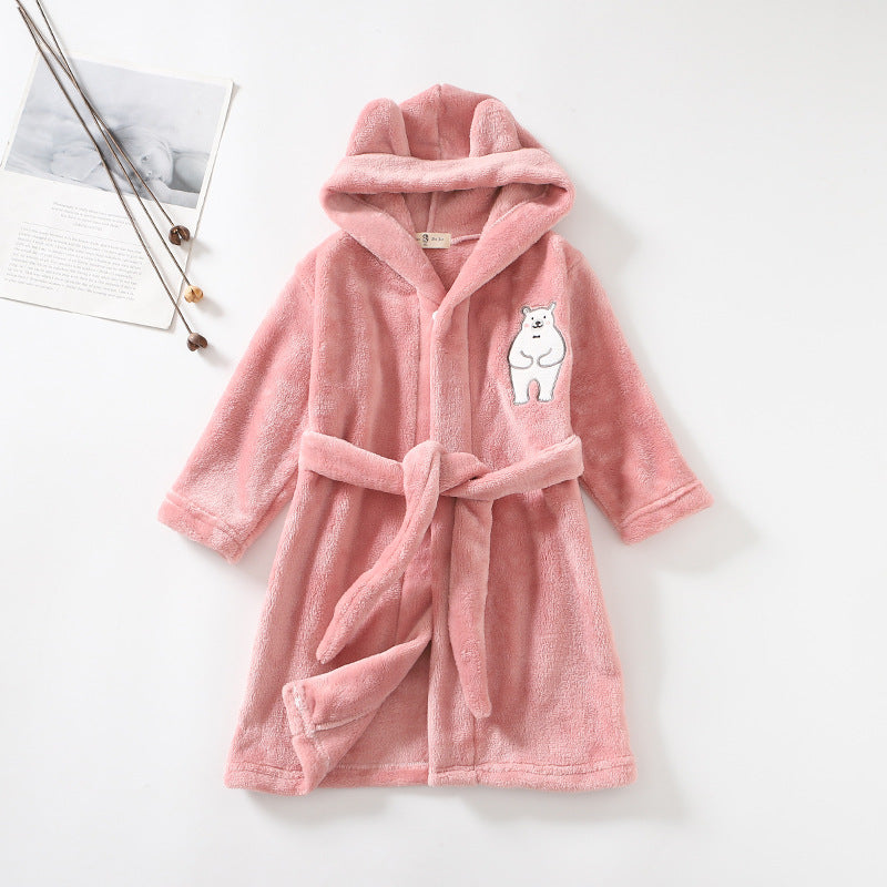 Flannel Bathrobe Boys&