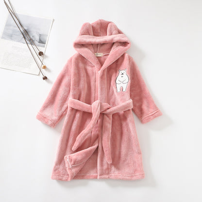 Flannel Bathrobe Boys&