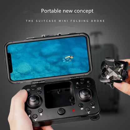 New Luggage Box Storage Box Folding Mini UAV Aerial Photography Remote Control Four Axis Children&