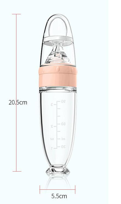 Manufacturer Silicone Rice Cereal Baby Food Spoon Suction Cup