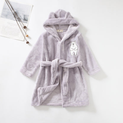 Flannel Bathrobe Boys&