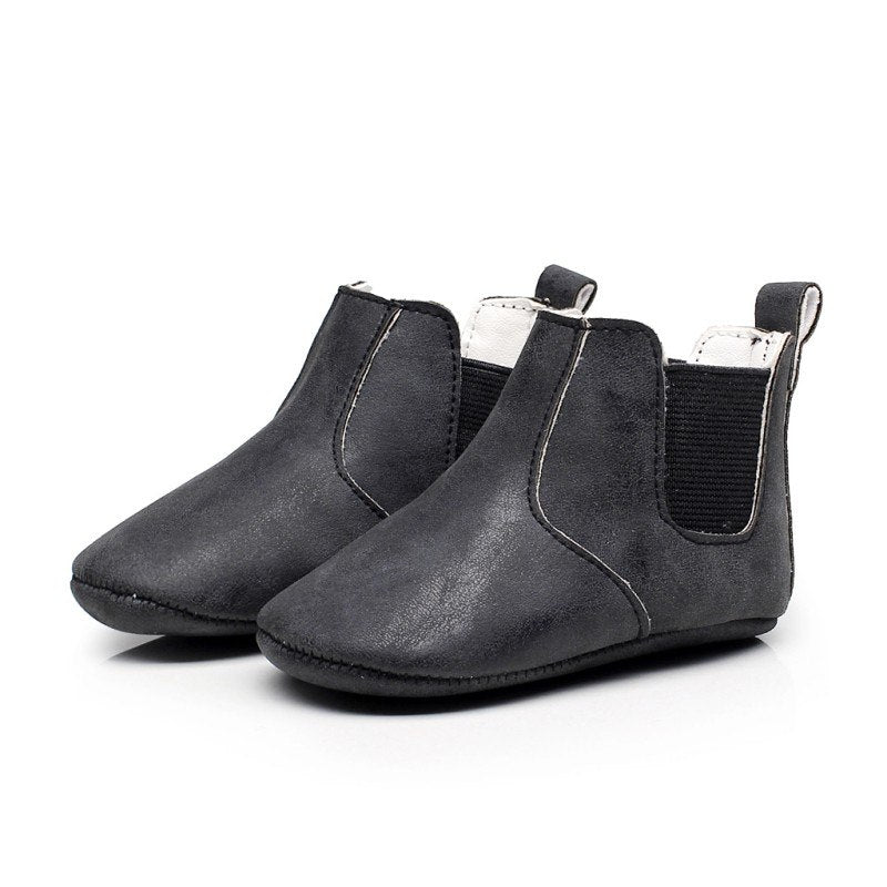 Baby Shoes Baby Xie Shoes Toddler Shoes Elastic PU Soft Shoes Children&