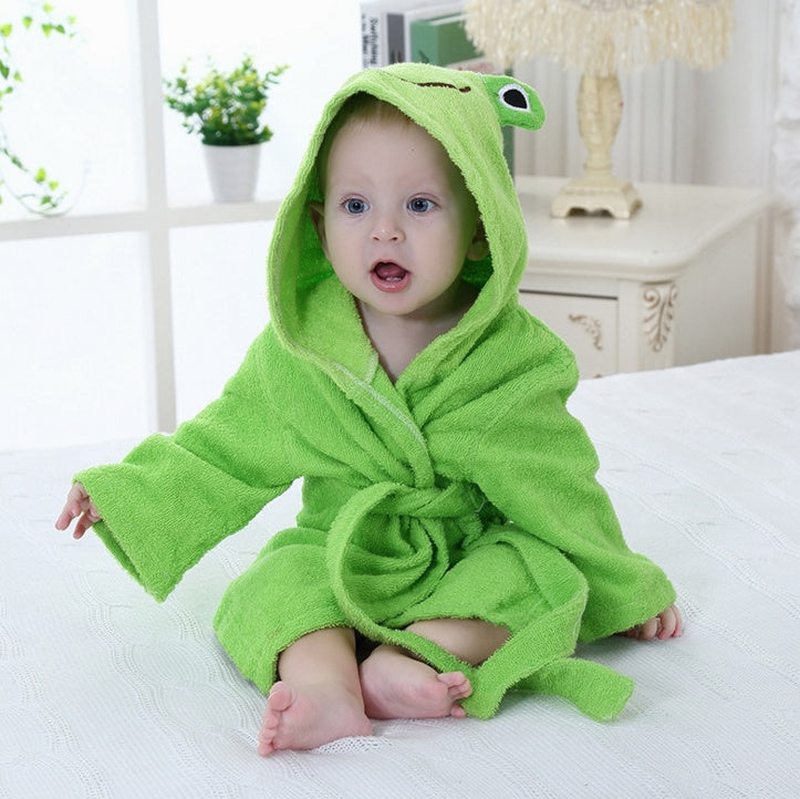 Cartoon Cute Animal Modeling Baby Bath Towels Baby Bathrobes Cotton Children&