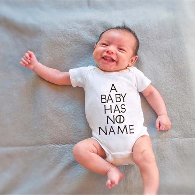 Letter print romper