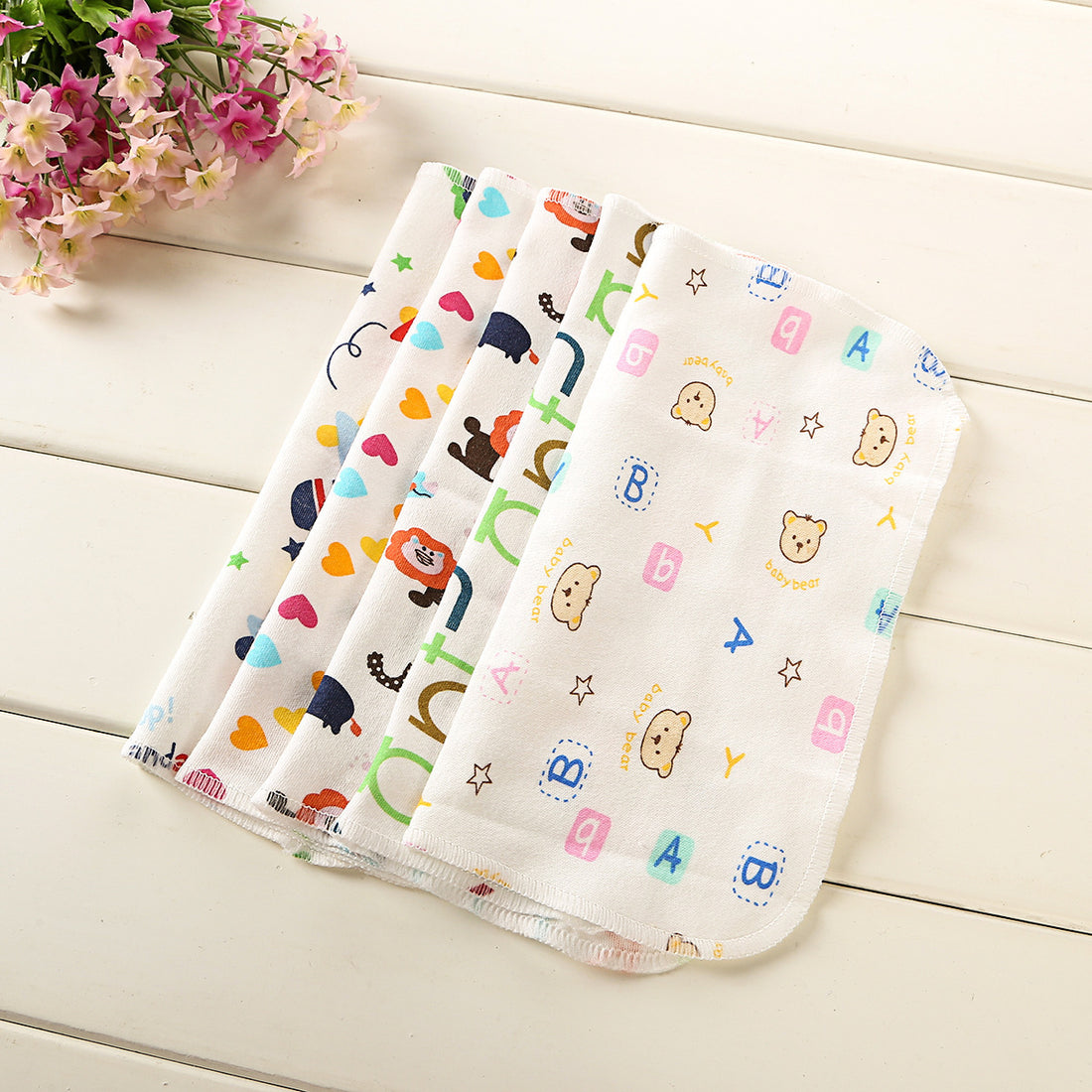 Baby Saliva Towel Printed Children&
