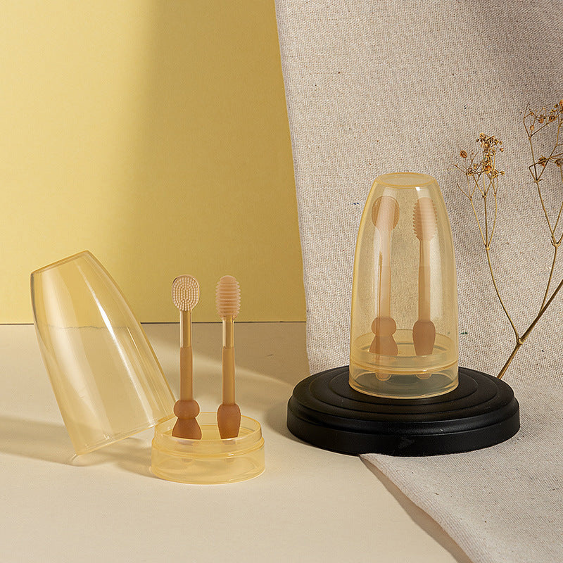 Baby Silicone Milk Toothbrush Tongue Coating Oral Cleaning