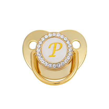 Baby Gold 26 Letter Soothing Pacifier
