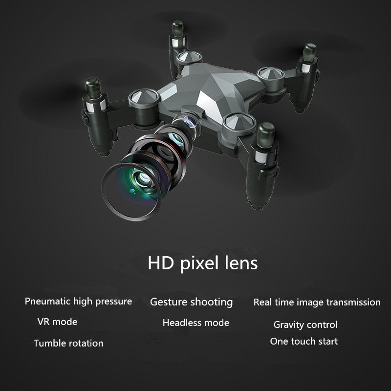 New Luggage Box Storage Box Folding Mini UAV Aerial Photography Remote Control Four Axis Children&