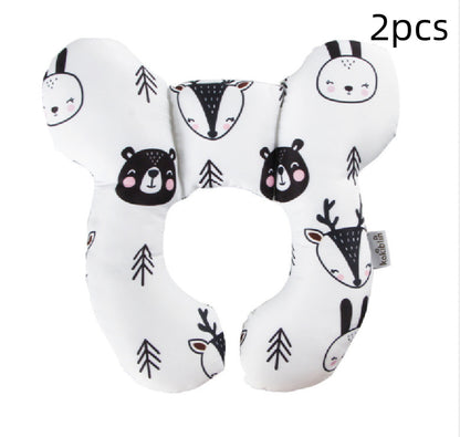 Infant Pillow  Baby Bed  U-Shaped Safety Seat  Neck Guard  Fixed Stereotyped Stroller Pillow