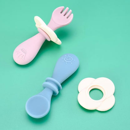 Short Handle Spoon Fork Children&