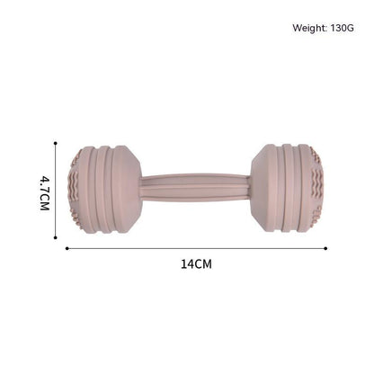 Teether Teether Stick Dumbbell Silicone Teether Baby Food Feeder Teether