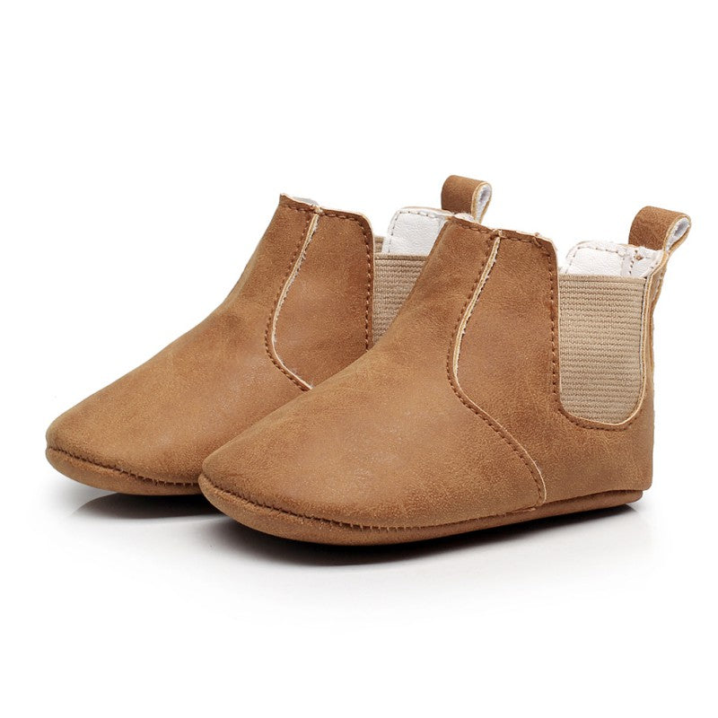 Baby Shoes Baby Xie Shoes Toddler Shoes Elastic PU Soft Shoes Children&