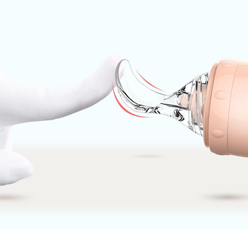 Manufacturer Silicone Rice Cereal Baby Food Spoon Suction Cup