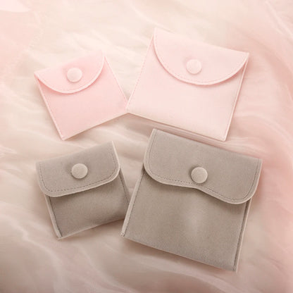 Fashion Jewelry Packaging Box Bag Flannel Bag for Ring Bangle Bracelet Necklace Earrings Set Exquisite Packaging Gift