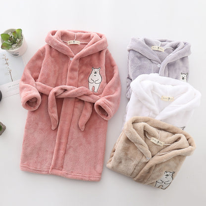 Flannel Bathrobe Boys&