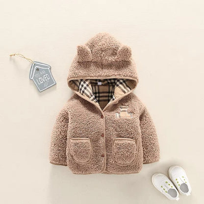 Lamb Cashmere Thickened Coat Girl&
