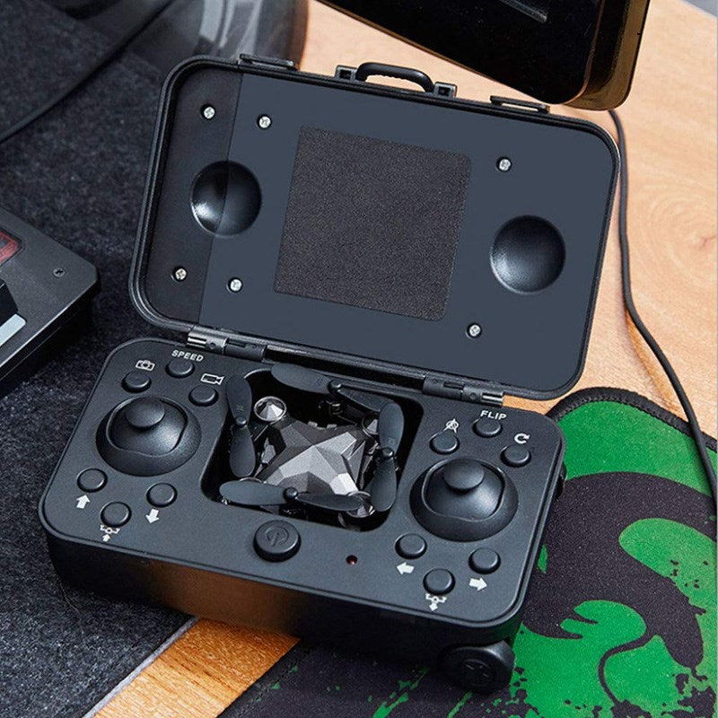 New Luggage Box Storage Box Folding Mini UAV Aerial Photography Remote Control Four Axis Children&