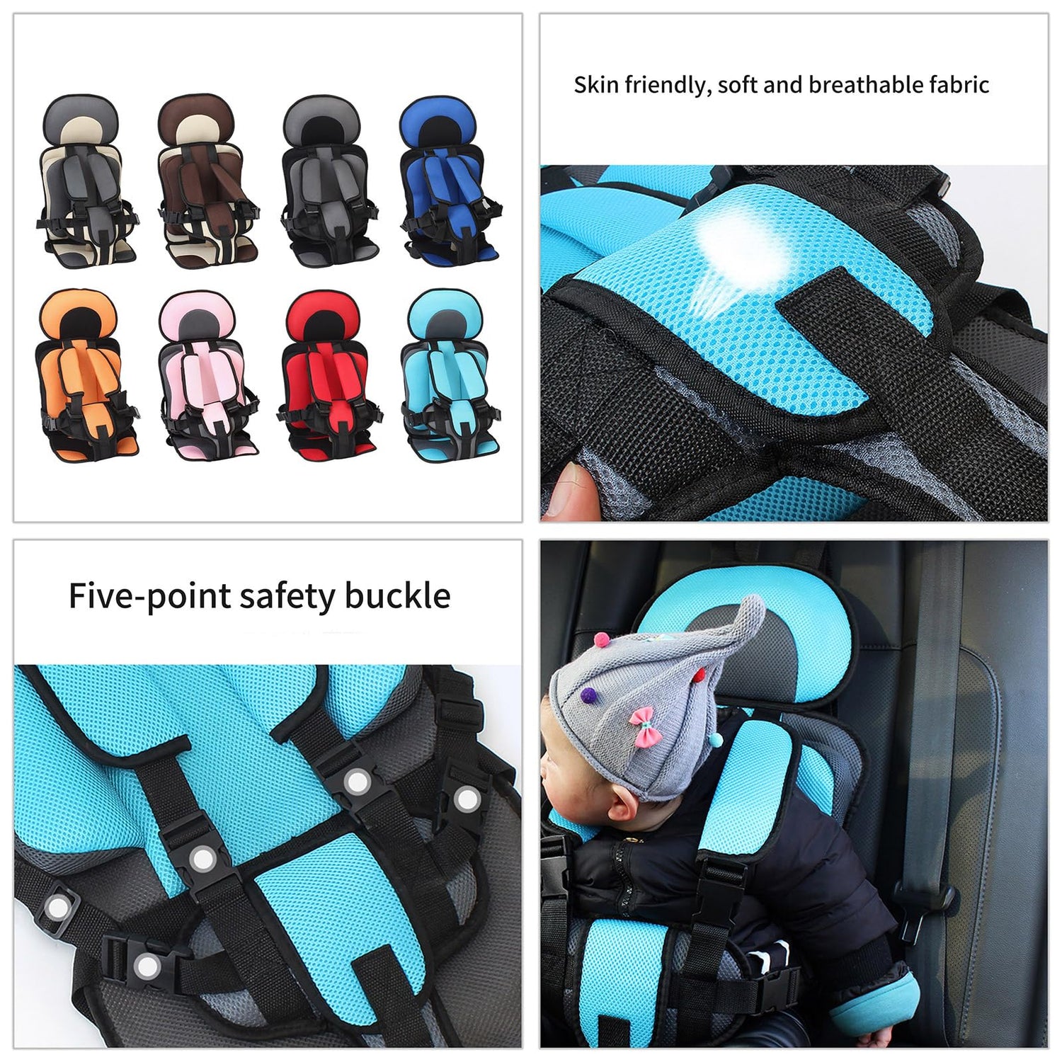 Infant Safe Seat Mat Portable Baby Safety Seat Children&