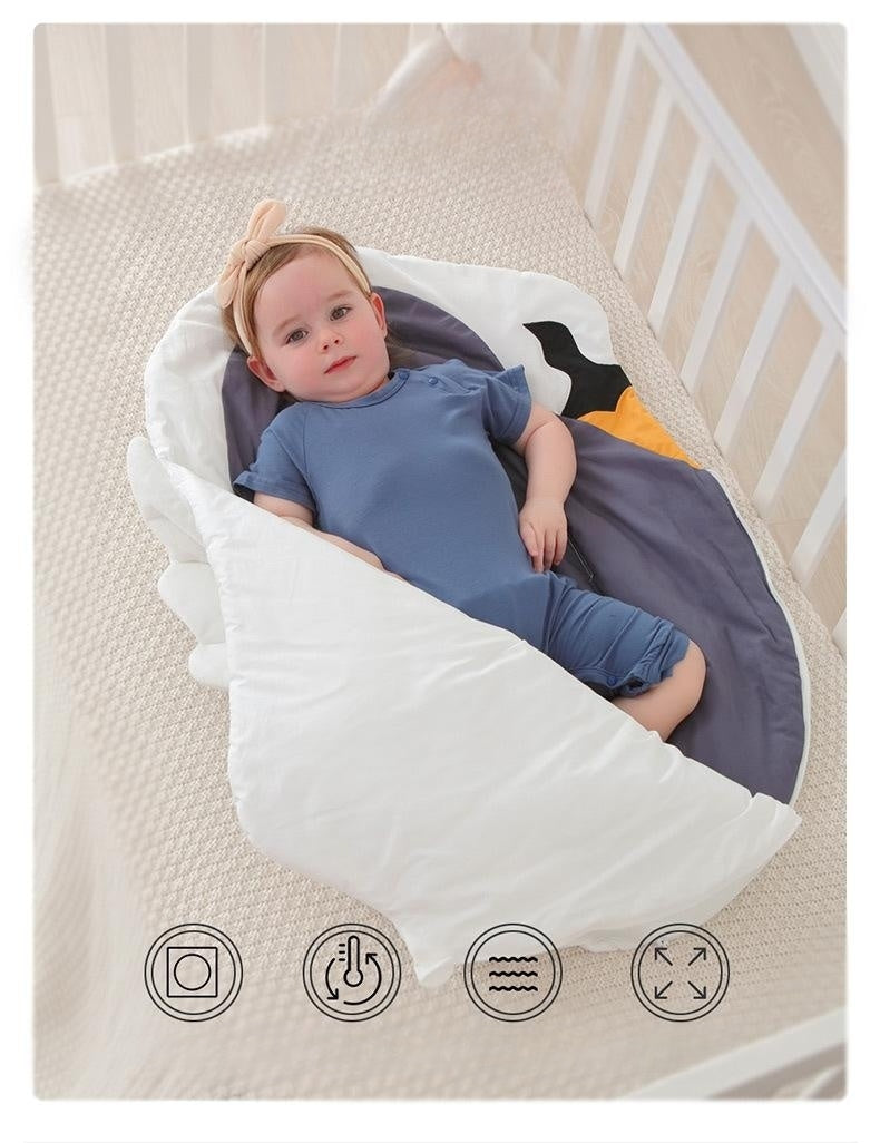 Autumn And Winter All Cotton Cartoon Baby Warm Sleeping Bag