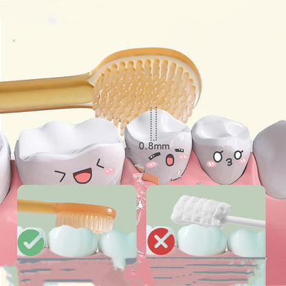 Baby Silicone Milk Toothbrush Tongue Coating Oral Cleaning